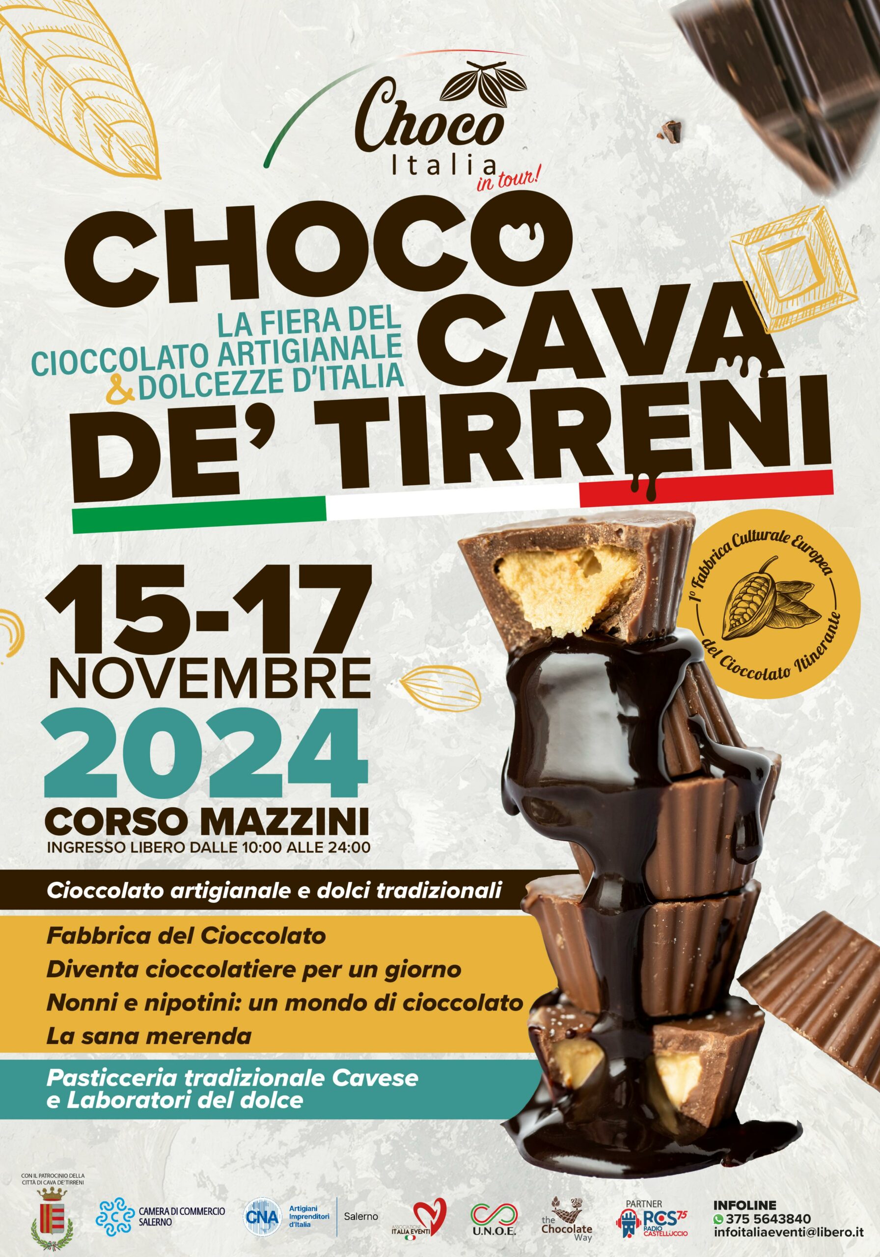 Cava de' Tirreni: arriva Choco Italia